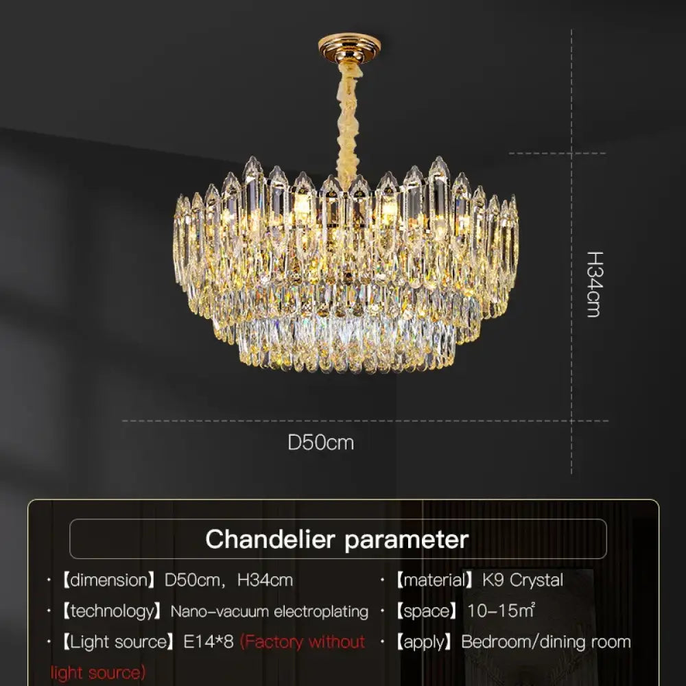 Modern Crystal Chandelier Ceiling - Novelty Trend Lighting for Hall, Living Room, and Bedroom - DecorGlobe