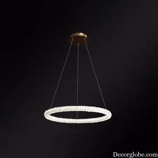 Diana - Modern Crystal Circle Chandelier (Choose Your Size & Tiers) - DecorGlobe