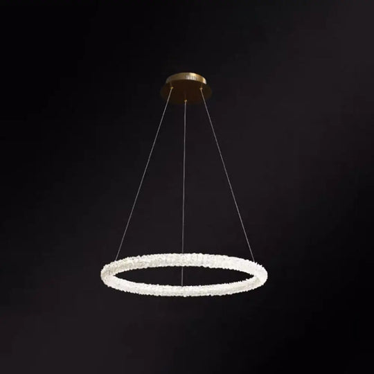 Diana - Modern Crystal Circle Chandelier (Choose Your Size & Tiers) - DecorGlobe