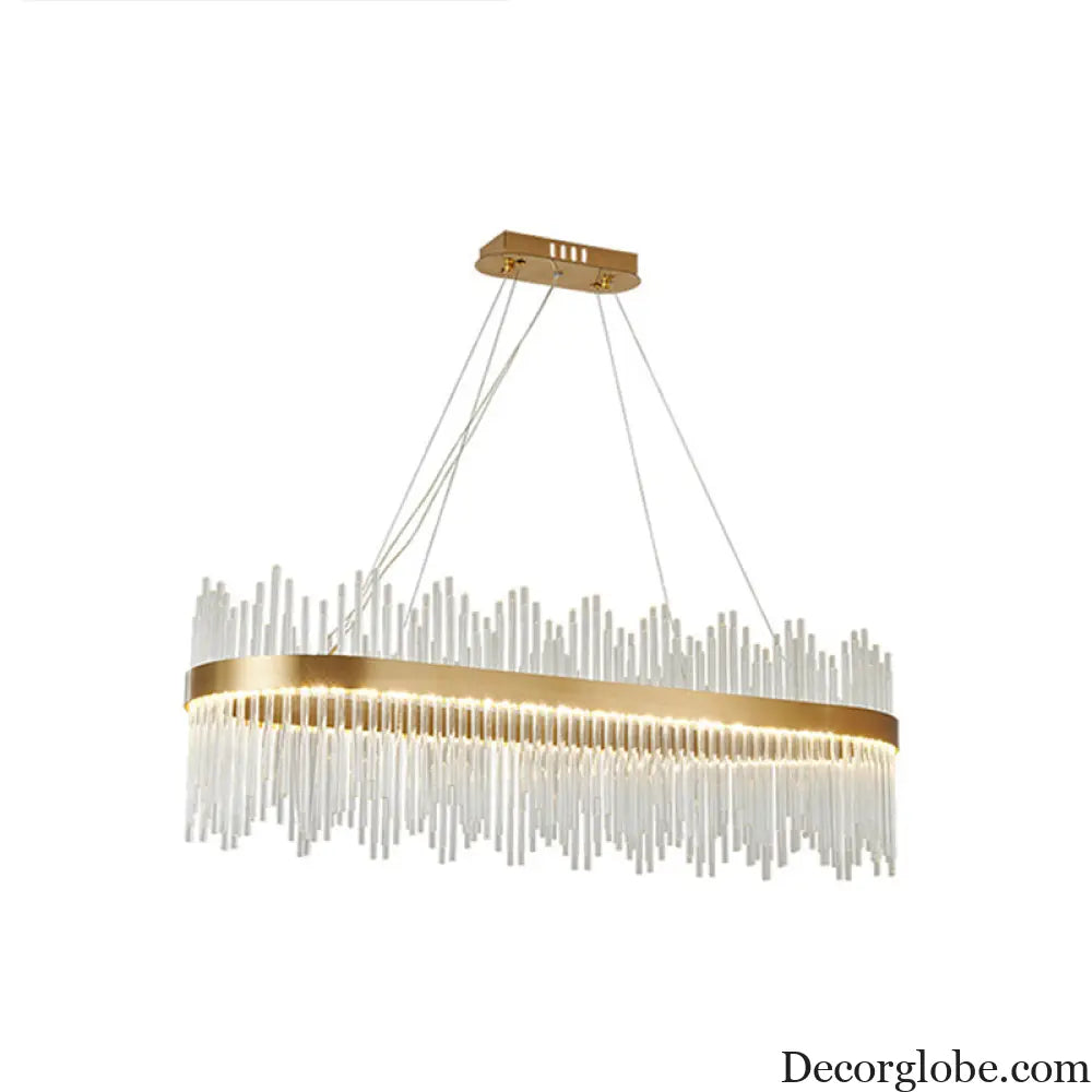 Adjustable Glass Crystal Drum Chandelier Pendant Light for Modern Living Rooms