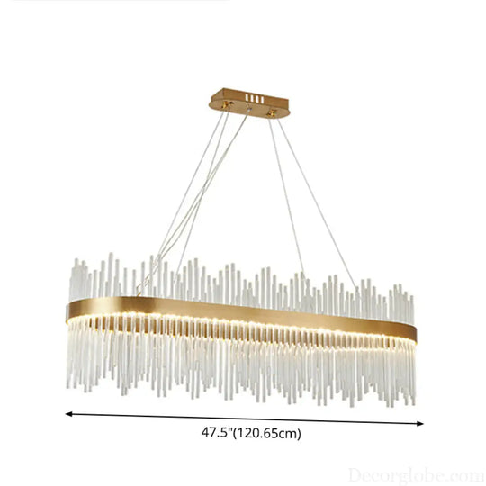 Adjustable Glass Crystal Drum Chandelier Pendant Light for Modern Living Rooms