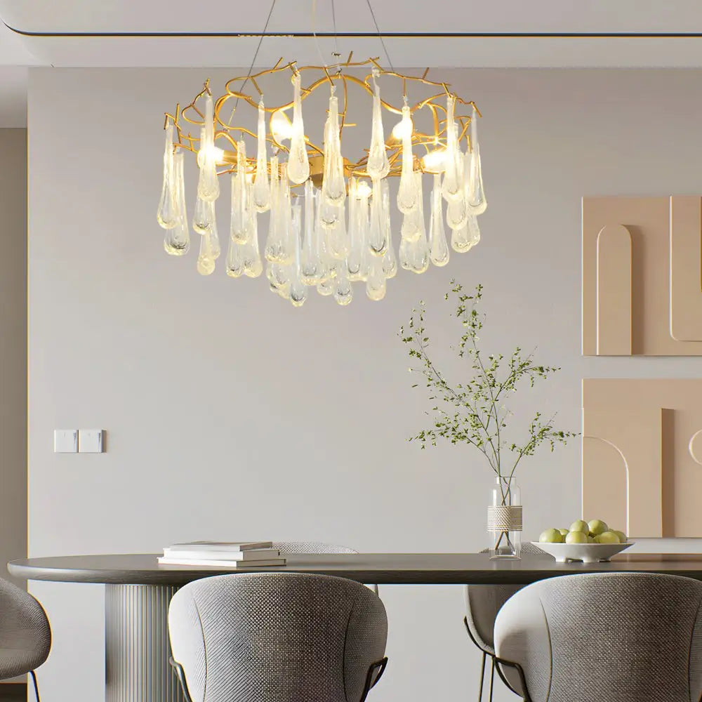 Modern Tree Branches Luxury Bubble Crystal Raindrops Chandelier Lighting > Ceiling lights > Chandeliers