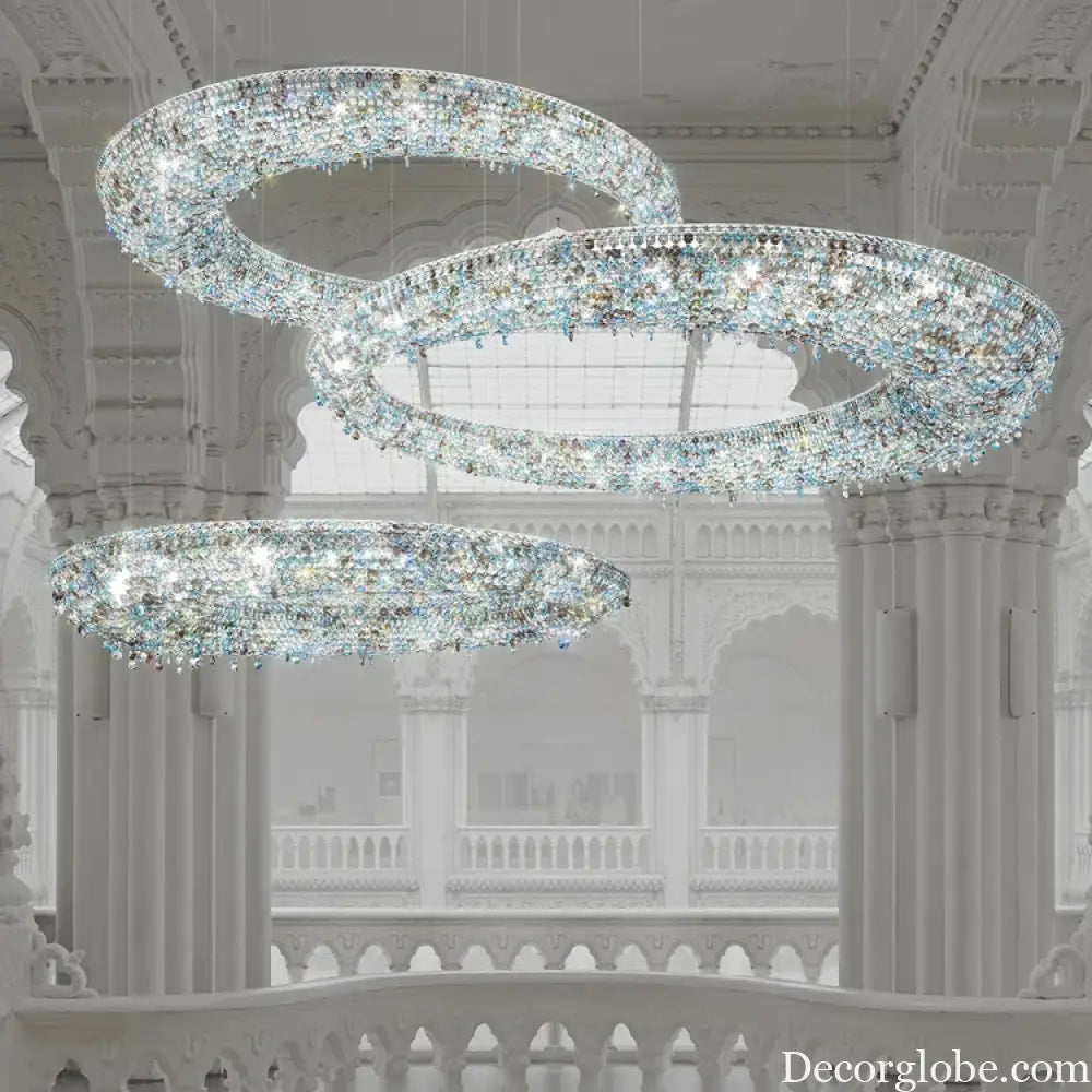 Modern LED Bird's Nest Ceiling Chandeliers - Captivating Elegance for Villas and Living Spaces - DecorGlobe