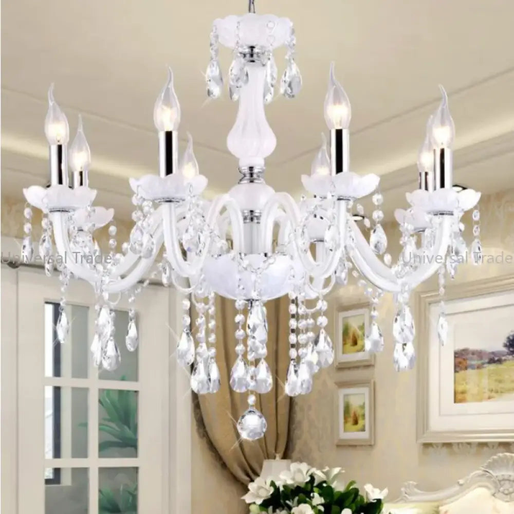 Modern LED Crystal Chandelier - Illuminate Your Home with Elegance - DecorGlobe