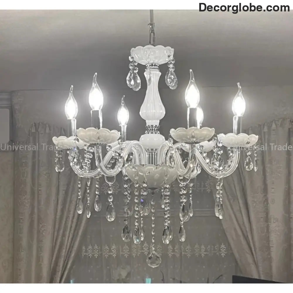 Modern LED Crystal Chandelier - Illuminate Your Home with Elegance - DecorGlobe