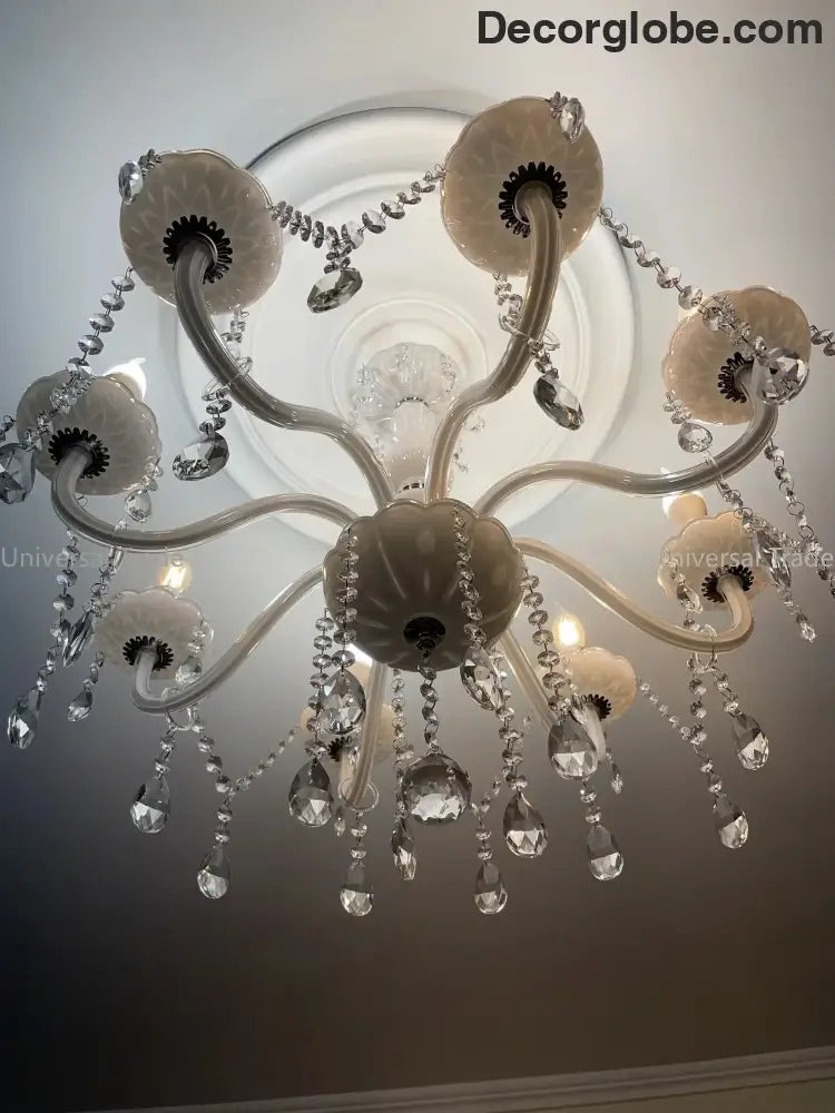 Modern LED Crystal Chandelier - Illuminate Your Home with Elegance - DecorGlobe