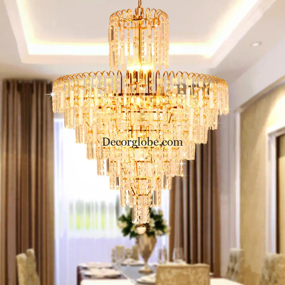 Madilyn Modern Tiered Chandelier: Add Dazzling Elegance to Your Space - DecorGlobe