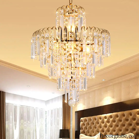 Madilyn Modern Tiered Chandelier: Add Dazzling Elegance to Your Space - DecorGlobe
