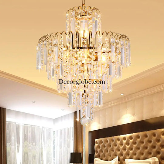 Madilyn Modern Tiered Chandelier: Add Dazzling Elegance to Your Space - DecorGlobe
