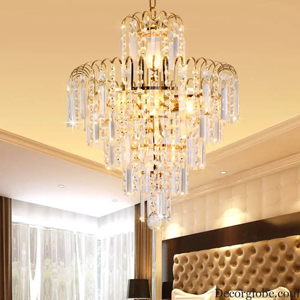 Madilyn Modern Tiered Chandelier: Add Dazzling Elegance to Your Space - DecorGlobe