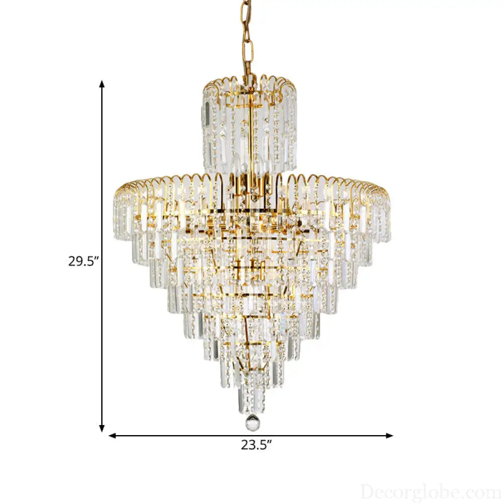 Madilyn Modern Tiered Chandelier: Add Dazzling Elegance to Your Space - DecorGlobe