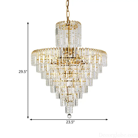 Madilyn Modern Tiered Chandelier: Add Dazzling Elegance to Your Space - DecorGlobe