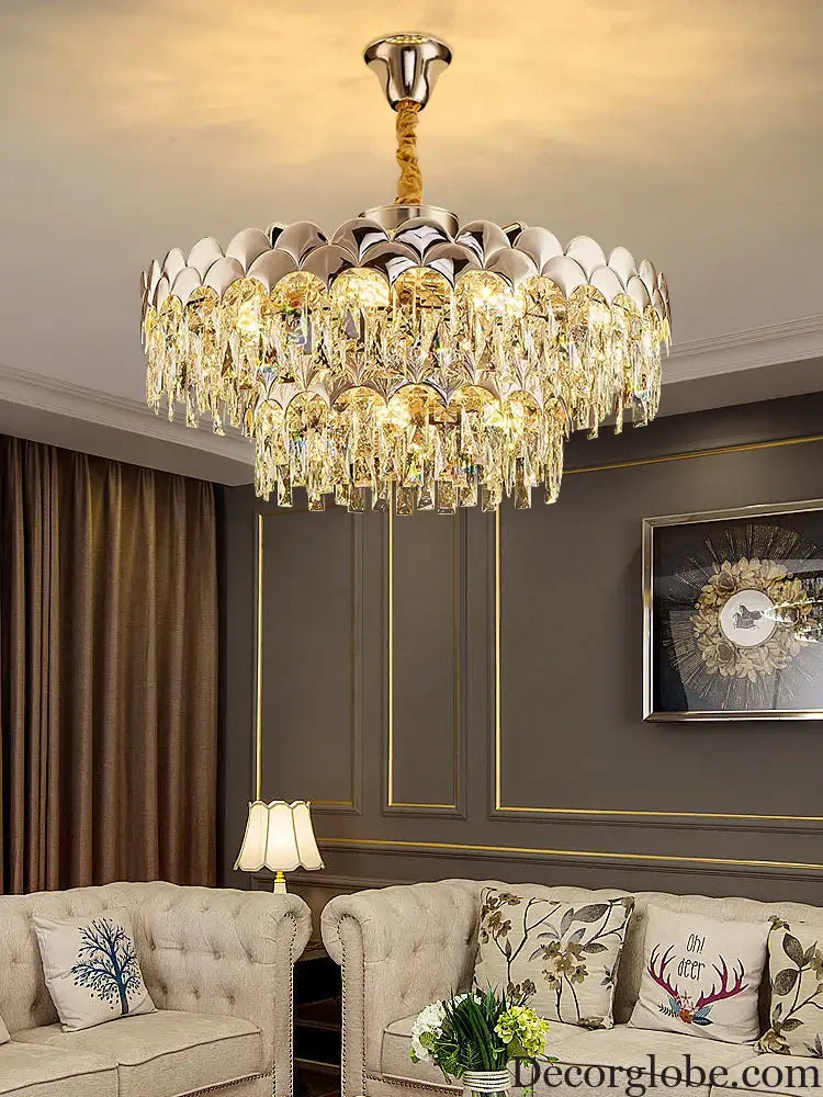 New Design Modern Luxury Golden Chandelier - Opulent Illumination for Bedrooms, Halls, and Dining Spaces - DecorGlobe