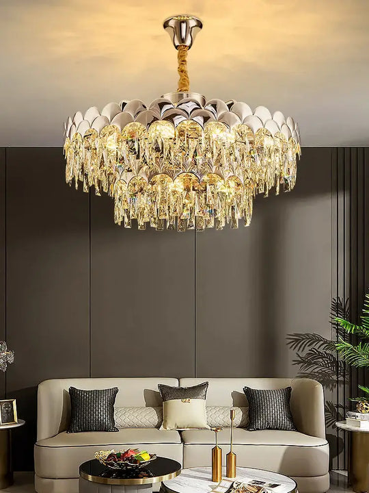 New Design Modern Luxury Golden Chandelier - Opulent Illumination for Bedrooms, Halls, and Dining Spaces - DecorGlobe