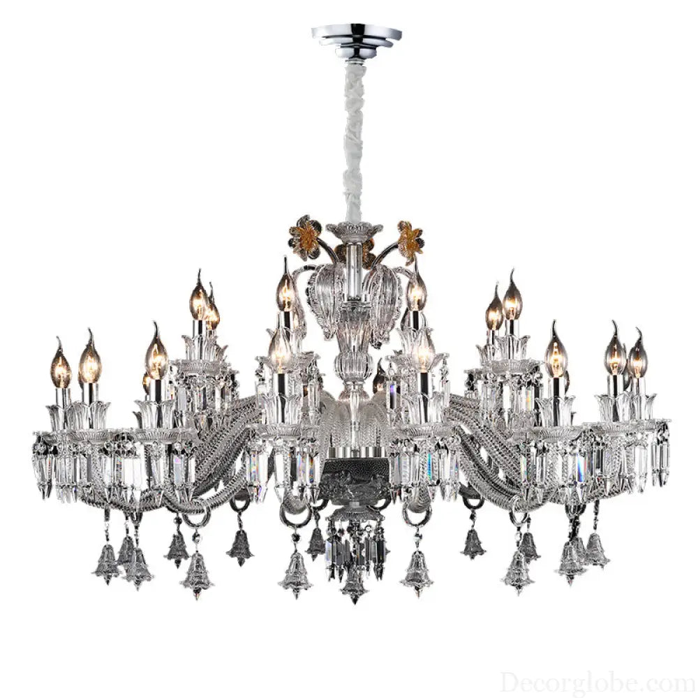 French-Style Living Room Crystal Chandelier Vintage Palace Style with a High-End Feel 2025 New Model Light Luxury Villa