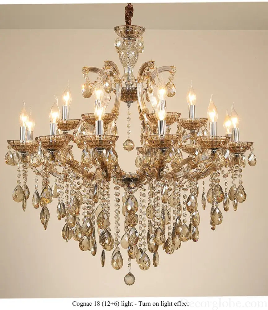 Nordic Restaurant Chandelier Lighting Classic Living Room Crystal Pendant Light Modern Household Hanging Light Hall