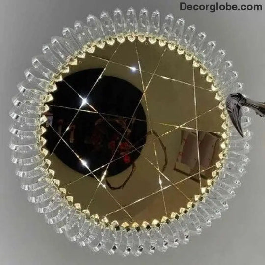Olivia's Art Deco Crystal Glass LED Chandelier - DecorGlobe