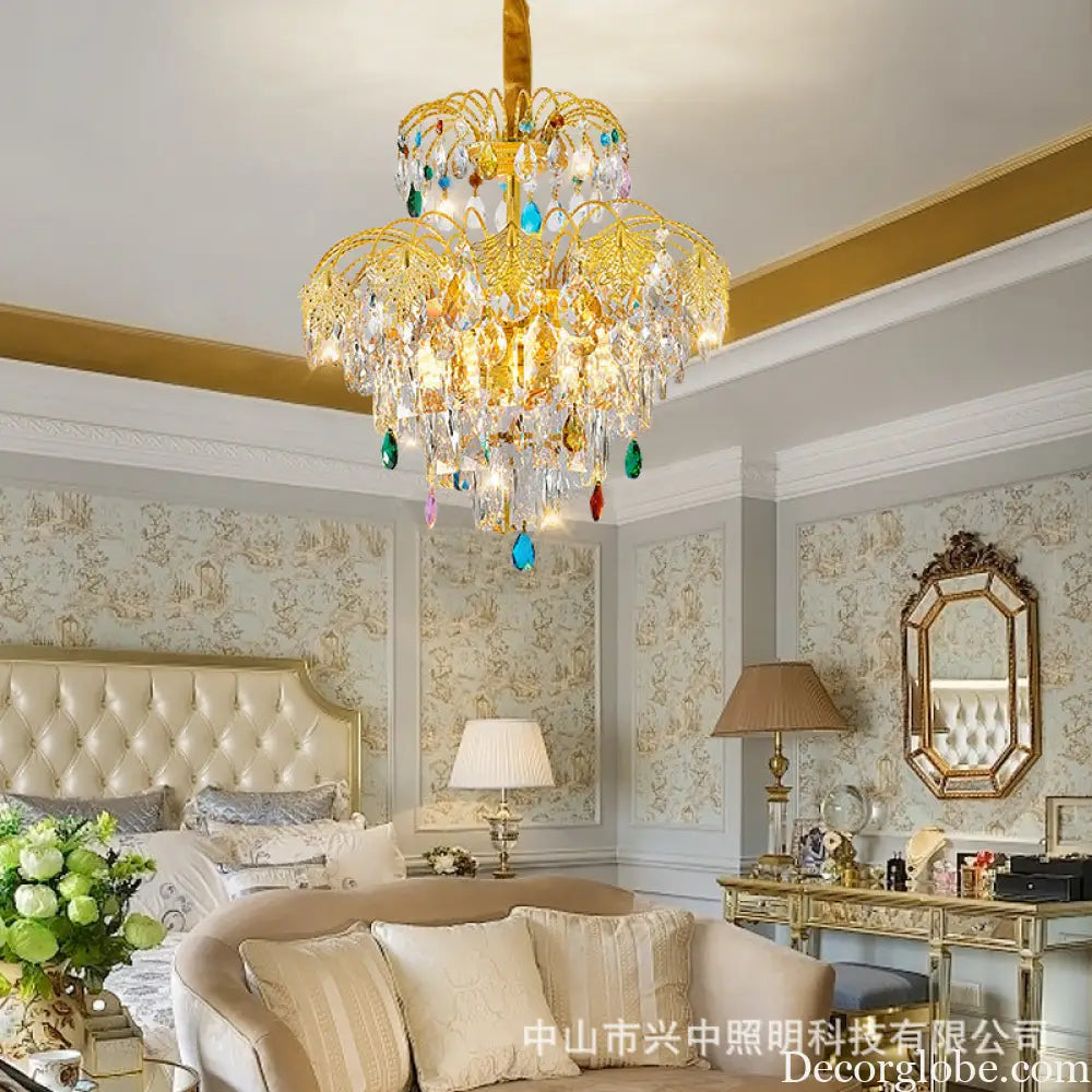 French Crystal Branch Chandelier for Bedroom & Corridor