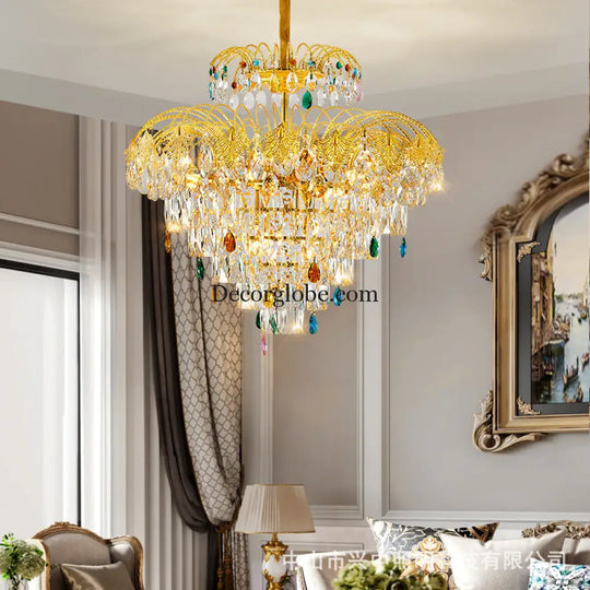 French Crystal Branch Chandelier for Bedroom & Corridor