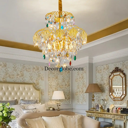 French Crystal Branch Chandelier for Bedroom & Corridor
