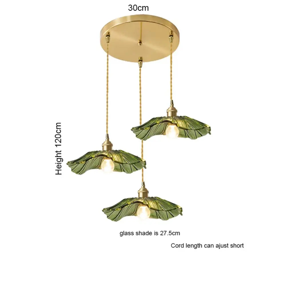 Modern Glass Pendant Light for Bedroom Kitchen Dining Room Hanging Lamp LED Flower Luminaire Chandelier Nordic Lighting