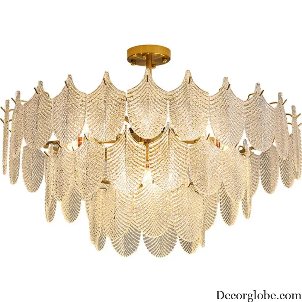 Postmodern Glass Chandelier - Elegant Lighting for Living Rooms, Bedrooms, Dining Rooms, and Model Spaces - DecorGlobe