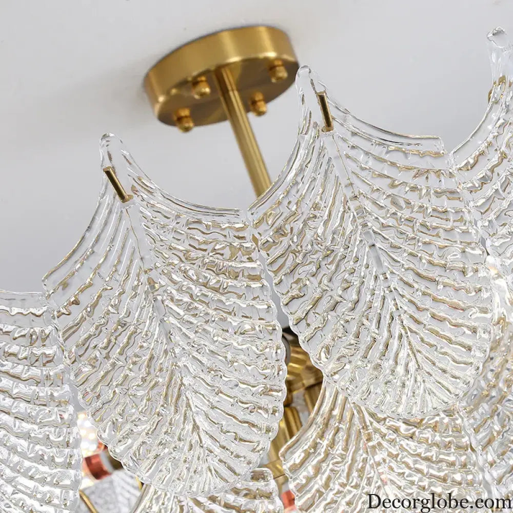 Postmodern Glass Chandelier - Elegant Lighting for Living Rooms, Bedrooms, Dining Rooms, and Model Spaces - DecorGlobe