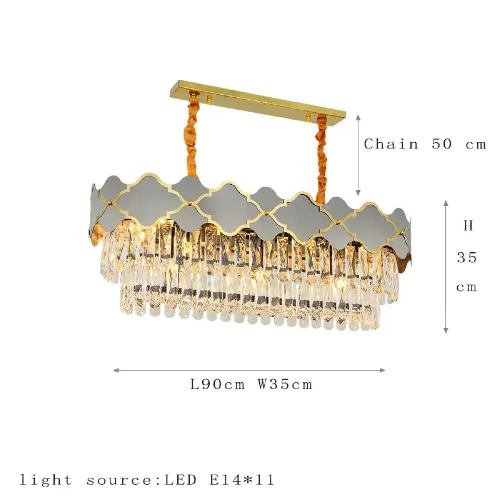 Postmodern Light Stainless Steel Crystal Chandelier - Starry Sky Illumination for Living, Dining, and Bedroom Ambiance - DecorGlobe