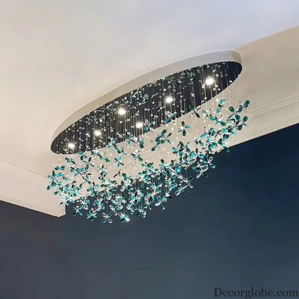 Spiral Design Modern Crystal Chandelier - Elegance for Staircase Lighting, Living Room, Hotel Lobby, and Home Decoration - DecorGlobe