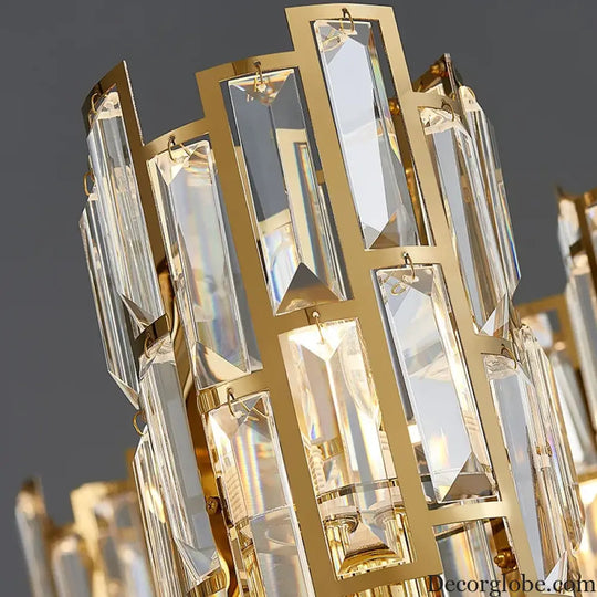 Stainless Steel Living Room Dining Room Chandelier - Designer Post-Modern Elegance for Villas and Duplex Buildings - DecorGlobe