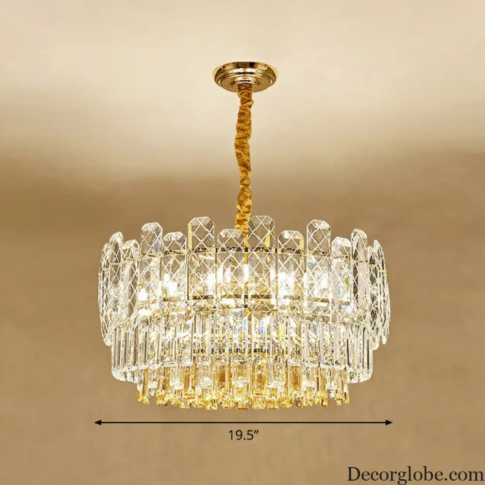 Adalyn: The Celestial Square Pendant Chandelier - DecorGlobe
