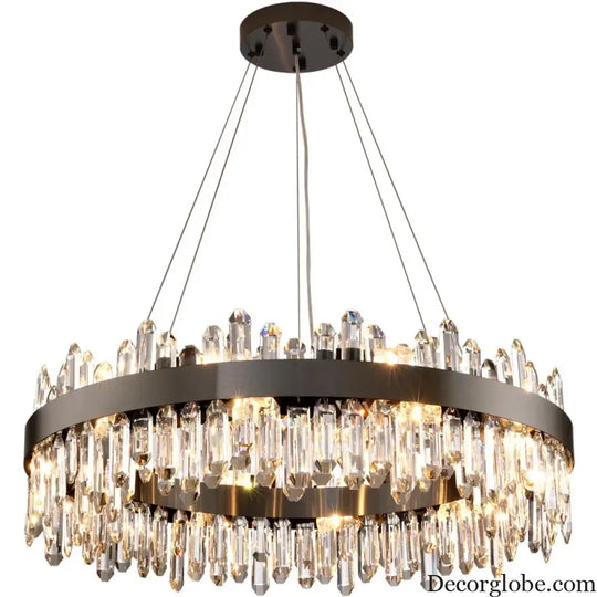 New Style Light Luxury Crystal Chandelier - Modern Elegance for Living Rooms, Dining Areas, Commercial Spaces, and Master Bedrooms - DecorGlobe