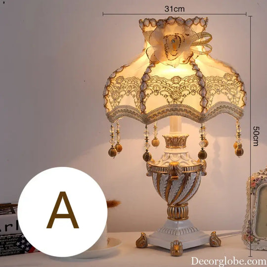 Valentina Mediterranean Luxury Hand-Woven Resin Table Lamp - Table Lamp