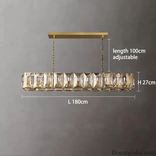 Versatile Dimmable LED Crystal Chandelier - Elegant Lighting Fixture in Gold, Chrome, and Black Finishes for Foyers and More - DecorGlobe