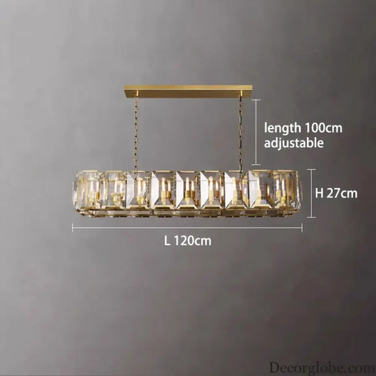 Versatile Dimmable LED Crystal Chandelier - Elegant Lighting Fixture in Gold, Chrome, and Black Finishes for Foyers and More - DecorGlobe