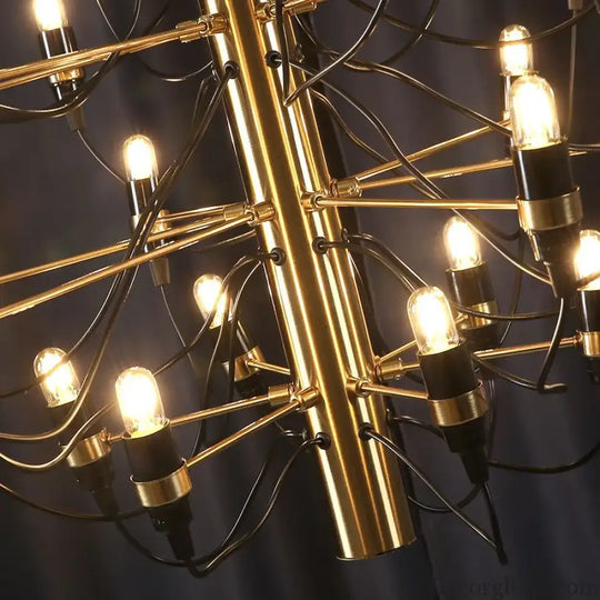 Vintage Creative LED Chandeliers - Candle Light Italian Design Pendant Lighting for Living, Dining Room, Hall Decor, and Suspensions - DecorGlobe