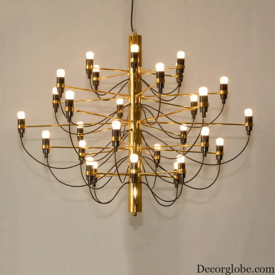 Vintage Creative LED Chandeliers - Candle Light Italian Design Pendant Lighting for Living, Dining Room, Hall Decor, and Suspensions - DecorGlobe