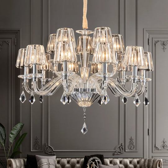 European-Style Living Room Crystal Chandelier 2024 Simple Modern Bedroom Study Lamp Light Luxury Villa Dining Room Main